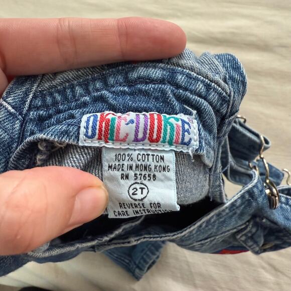 Vintage Okie Dokie Denim Overalls 2t - Picture 5 of 5
